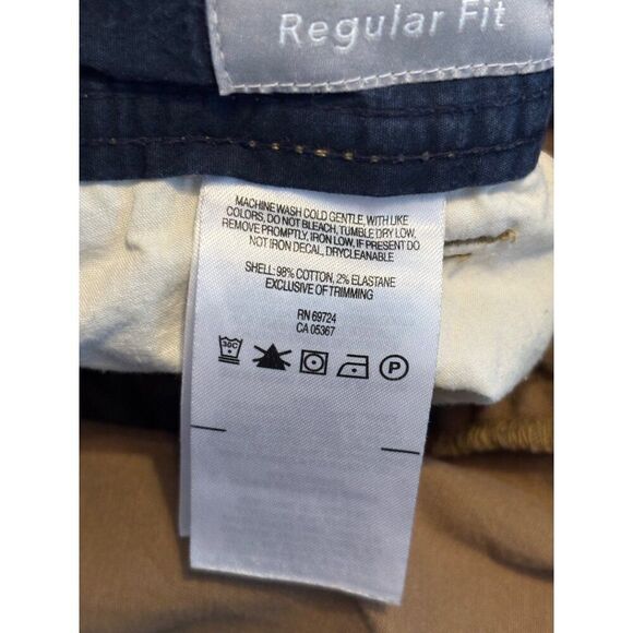 Columbia Mens Regular Fit Khaki Pants 35W 32L Cotton & Elastane - Picture 5 of 7